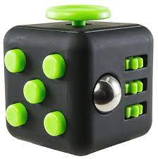fidget cube black green fanime dk