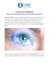 Lasik does not correct presbyopia, but some individuals with the condition choose to have monovision. Lasik Eye Surgery