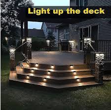 Solar Deck Lights Outdoor Solar Step