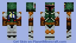 Download skin boba_fett_ for game minecraft, in format 64x32 and model steve. Boba Fett Minecraft Skin