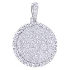 hip hop jewelry round shield pendant