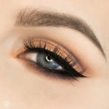 gold eyeshadow fall makeup tutorial
