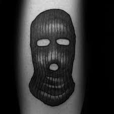 We have collect images about gangsta ski mask a. 30 Ski Mask Tattoo Designs For Men Masked Ink Ideas
