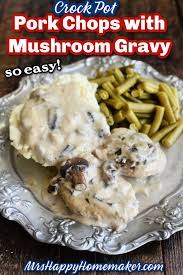 crockpot pork chops with mushroom soup