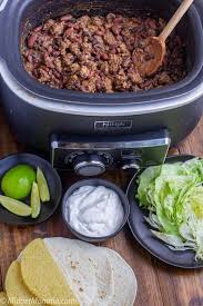 how to make crockpot taco meat recipe