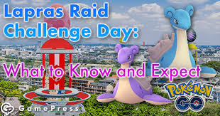 Lapras Raid Challenge Day What To Know And Expect Pokemon