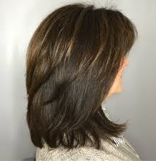 Angled bob with fringy ends. 60 Trendiest Hairstyles And Haircuts For Women Over 50 In 2020