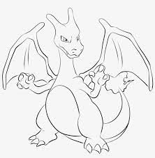 Please specify which colour youd prefer when purchasing. Charizard Lineart By Lilly On Deviantart Pokemon Coloring Pages Charizard Small Png Image Transparent Png Free Download On Seekpng