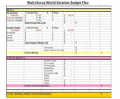 Affordable Disney Vacation Planning Worksheets The