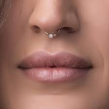 Recent examples on the web the septum piercings and lip rings might be only for the brave. Sterling Silver Septum Cuff Gemstone Filigree Fake Septum Ring Fake Septum Piercing Non Pierced Septum Jewelry Jewelry Body Jewelry Valresa Com