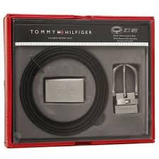 Details About Tommy Hilfiger Mens Set Reversible Leather Belt Removable Buckle 11tl08x012