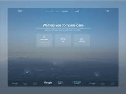 Loan Comparison Financial Web Site Design By Sasha Turischev