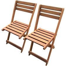 Maybe you would like to learn more about one of these? Lot De 2 Chaises Pliantes En Bois Exotique Marron Clair