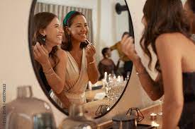 mirror beauty makeup and friends at