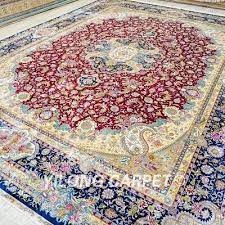 12 x15 handknotted silk carpet