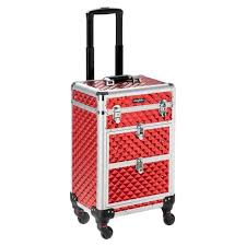salon spa rolling makeup cases for