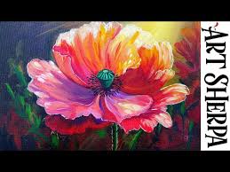 Tagged Acrylic Painting Flowers The