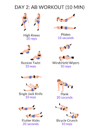 5 Day Workout Routine At Home No