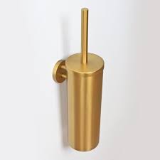 Luxe Brushed Gold Wall Mounted Toilet