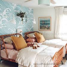 Beach Ocean Wave Room Wallpaper Kids