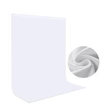 White Backdrop Photography 1.5x2m/5x6.5ft, Bonvvie Solid White Photo Video  Background, Washable Muslin Background for Studio, Television, Zoom,  YouTube, Online Meeting : Amazon.ca: Electronics