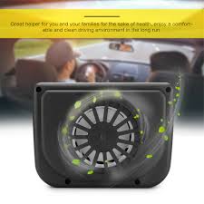 It uses two fans to pull the colder air from inside the tank out into the ambient air. Car Fan Solar Powered Car Window Windshield Auto Air Vent Cooling Fan Cooler Radiator Air Conditioner Ventilation Auto Replacement Parts
