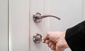 how to unlock a locked bathroom door