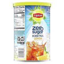 lipton zero sugar iced tea mix lemon