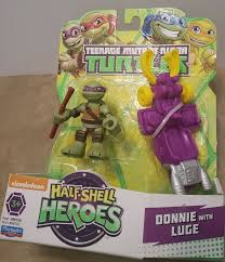 tmnt half s heroes donnie with luge