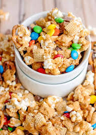 caramel chex mix cookie dough and