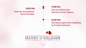 Das kann man von den kommentatoren der. Prinz Harry Meghan Markle Das Ist Der Genaue Zeitplan Fur Die Royale Hochzeit