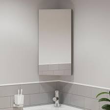 Single Door Corner Bathroom Mirror