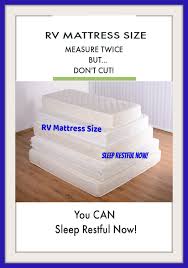 Rv Mattress Sizes The Right Way To Fit A New Rv Replacement