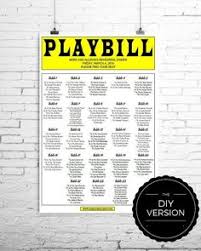 60 Best Playbill Broadway Theme Party Images Broadway