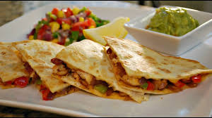 Spoon 1/3 cup chicken mixture over half of unbuttered side of each tortilla. Easy Chicken Quesadilla Recipe Youtube