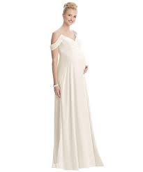 Blush pink pleated maternity dress. 23 Maternity Wedding Dresses That Are Simply Stunning