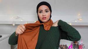 hijab tutorial for beginners no pins