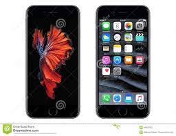 Black Apple IPhone 6S with IOS 9 and ...