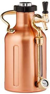 Chili red stainless steel growler. Amazon Com Growlerwerks Ukeg Carbonated Growler 64 Oz Copper Home Kitchen