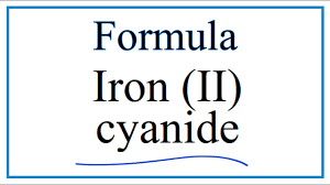 formula for iron ii cyanide