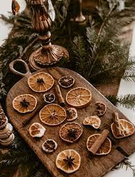 simple homemade dried orange and