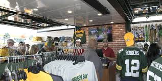 It sounds this new attire is for retail purposes only (for now). Green Bay Packers Pro Shop Sporting Event In Green Bay Wi The Vendry