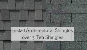 install architectural shingles over