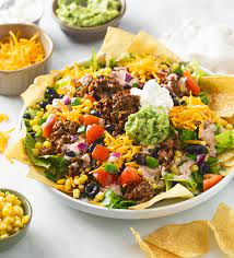 Taco Salad Recipe With Tortilla Chips gambar png