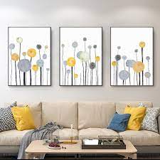 Watercolor Yellow Flower Posters And