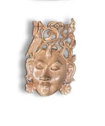 Hand Carved Wooden Wall Decor Of