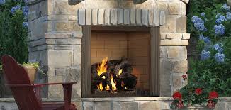 Castlewood Outdoor Fireplace