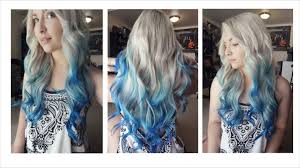 Ombre braiding hair, colorful and durable, soft and smooth, beautiful and comfortable to wear. 20 Amazing Blue Ombre Hairstyles 2021 Her Style Code