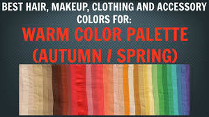 warm autumn warm spring color palette