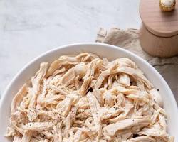 Image of Chopped cooked chicken